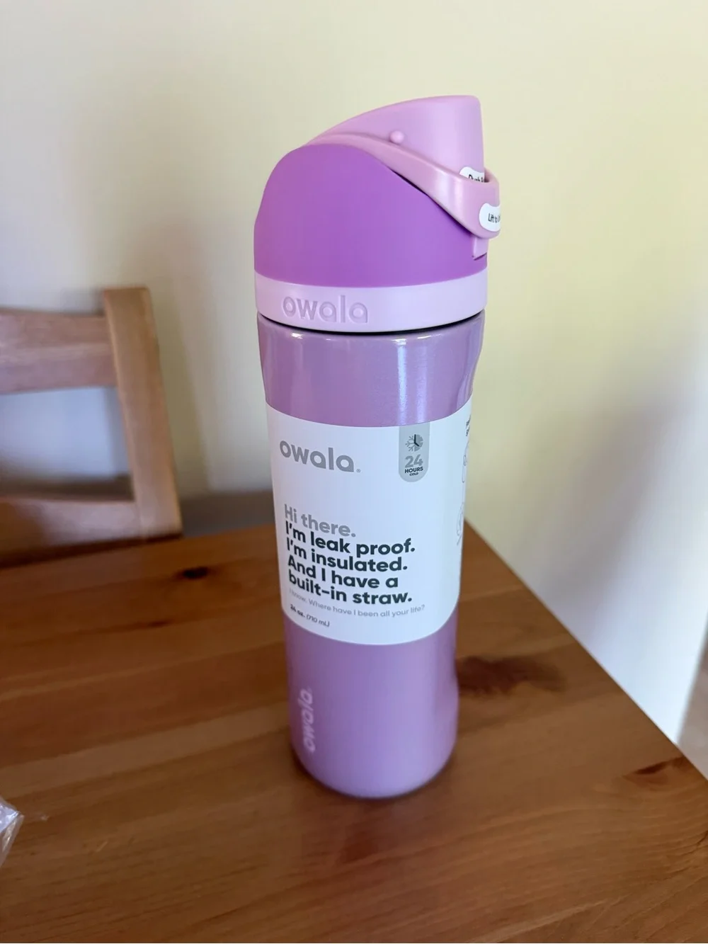 Owala FreeSip Water Bottle - First Crush - 24oz-NWT